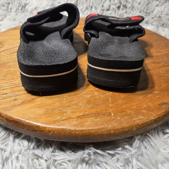 Vintage Polo Sport Ralph Lauren Men Sz 6B Women 8.5B Nauset Black Slide Sandals - Picture 4 of 8